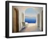 Santorini 9-Trevor Neal-Framed Giclee Print