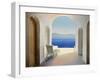 Santorini 9-Trevor Neal-Framed Giclee Print