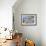 Santorini a Colori-Guido Borelli-Framed Giclee Print displayed on a wall