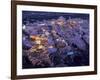 Santorini at Night, Greece-Walter Bibikow-Framed Photographic Print