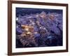 Santorini at Night, Greece-Walter Bibikow-Framed Photographic Print