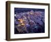 Santorini at Night, Greece-Walter Bibikow-Framed Photographic Print