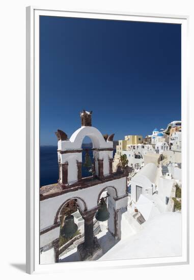 Santorini, Cyclades, Greek Islands, Greece, Europe-Sakis Papadopoulos-Framed Premium Photographic Print