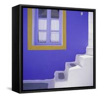 Santorini, Cyclades Islands, Greece-null-Framed Stretched Canvas