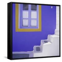 Santorini, Cyclades Islands, Greece-null-Framed Stretched Canvas