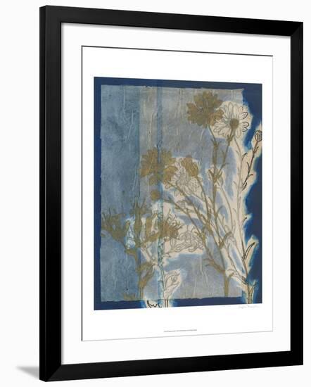 Santorini Floral I-Megan Meagher-Framed Art Print