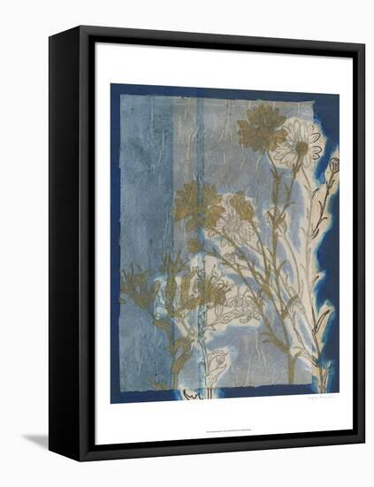 Santorini Floral I-Megan Meagher-Framed Stretched Canvas