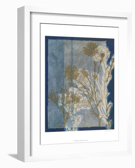 Santorini Floral I-Megan Meagher-Framed Art Print