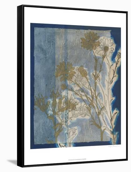 Santorini Floral I-Megan Meagher-Framed Stretched Canvas