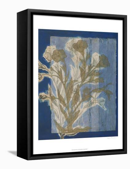 Santorini Floral II-Megan Meagher-Framed Stretched Canvas