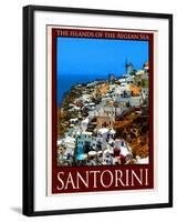 Santorini Greece 1-Anna Siena-Framed Giclee Print