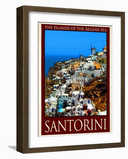 Santorini Greece 1-Anna Siena-Framed Giclee Print