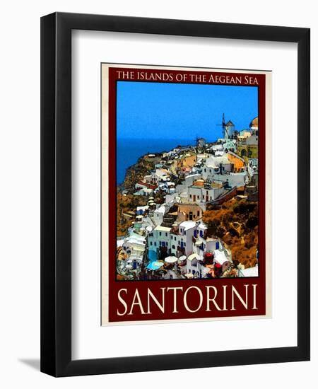 Santorini Greece 1-Anna Siena-Framed Giclee Print