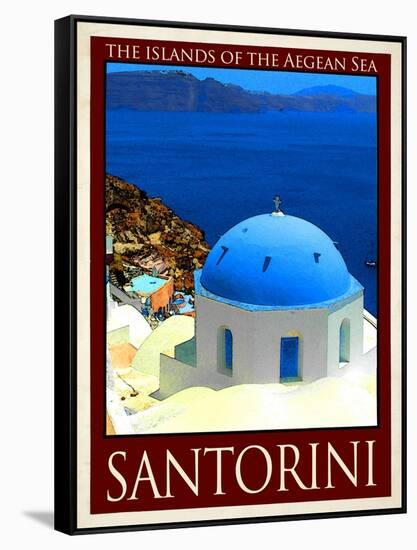 Santorini Greece 2-Anna Siena-Framed Stretched Canvas