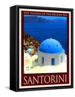 Santorini Greece 2-Anna Siena-Framed Stretched Canvas