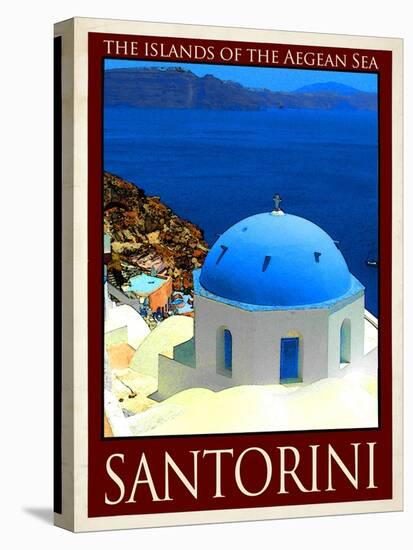 Santorini Greece 2-Anna Siena-Stretched Canvas