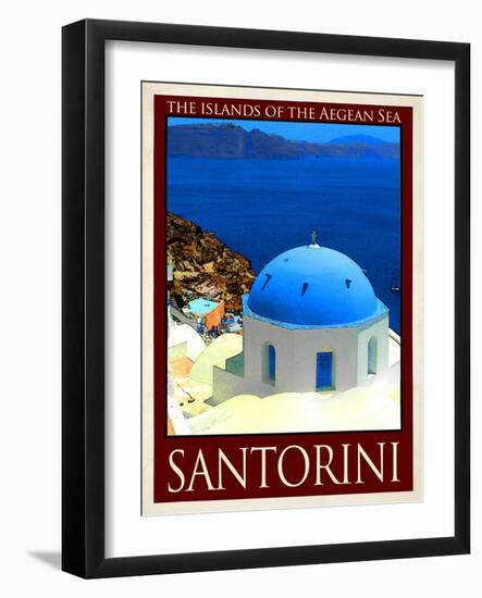 Santorini Greece 2-Anna Siena-Framed Giclee Print