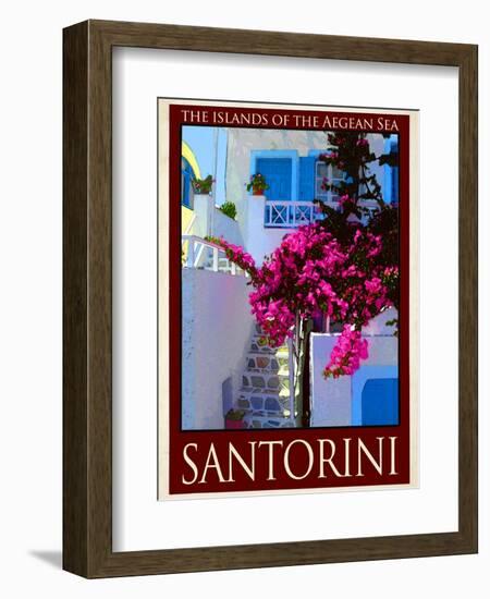 Santorini Greece 3-Anna Siena-Framed Giclee Print