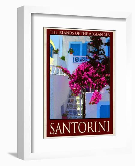 Santorini Greece 3-Anna Siena-Framed Giclee Print