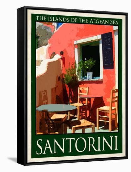 Santorini Greece 4-Anna Siena-Framed Stretched Canvas