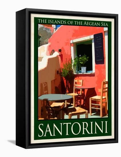 Santorini Greece 4-Anna Siena-Framed Stretched Canvas