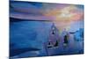 Santorini Greece View from Oia during Sunset-Markus Bleichner-Mounted Art Print