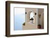 Santorini Greece. White Town on the Rocks by the Sea.-chagin-Framed Photographic Print