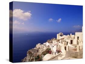 Santorini, Greece-Walter Bibikow-Stretched Canvas