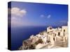 Santorini, Greece-Walter Bibikow-Stretched Canvas