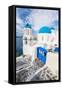 Santorini, Greece-sorincolac-Framed Stretched Canvas