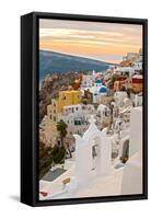 Santorini Greece-Little_Desire-Framed Stretched Canvas