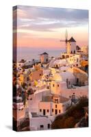 Santorini Greece-Little_Desire-Stretched Canvas