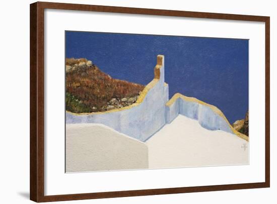 Santorini I, 2010-Trevor Neal-Framed Giclee Print