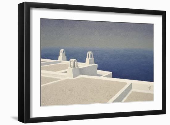 Santorini II, 2010-Trevor Neal-Framed Giclee Print