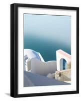 Santorini II-Sara Zieve Miller-Framed Art Print