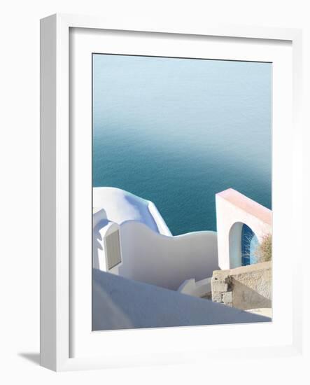 Santorini II-Sara Zieve Miller-Framed Art Print