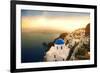 Santorini Island at Sunset-olly2-Framed Photographic Print