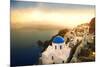 Santorini Island at Sunset-olly2-Mounted Photographic Print