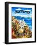 Santorini Island, Greece-Caroline Haliday-Framed Giclee Print