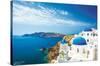 Santorini Island-Trends International-Stretched Canvas