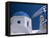 Santorini, Oia, Cyclades Islands, Greece-Steve Vidler-Framed Stretched Canvas