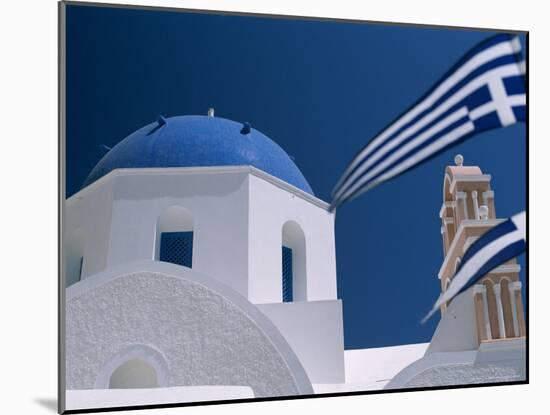 Santorini, Oia, Cyclades Islands, Greece-Steve Vidler-Mounted Photographic Print