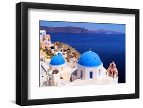 Santorini Scene-Jeni Foto-Framed Photographic Print