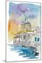 Santorini Therassia Lonely Island in Greece-M. Bleichner-Mounted Art Print