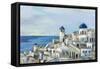 Santorini View I-Silvia Vassileva-Framed Stretched Canvas