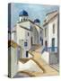 Santorini View II-Silvia Vassileva-Stretched Canvas