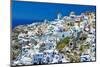 Santorini - View of Oia Town-Maugli-l-Mounted Photographic Print