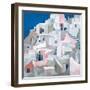 Santorini7x7-Ana Rut Bre-Framed Giclee Print