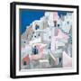 Santorini7x7-Ana Rut Bre-Framed Giclee Print