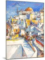 Santorini-Luigi Florio-Mounted Art Print